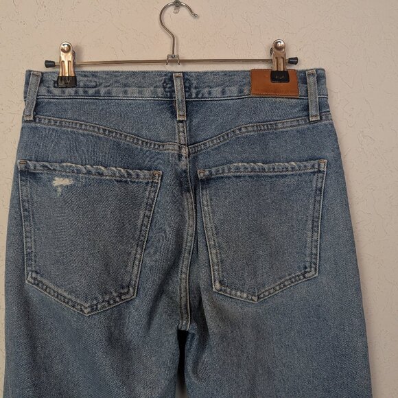 COH Emery High Rise Relaxed Cropped Distressed Torn Jean in Wistful - Picture 5 of 11